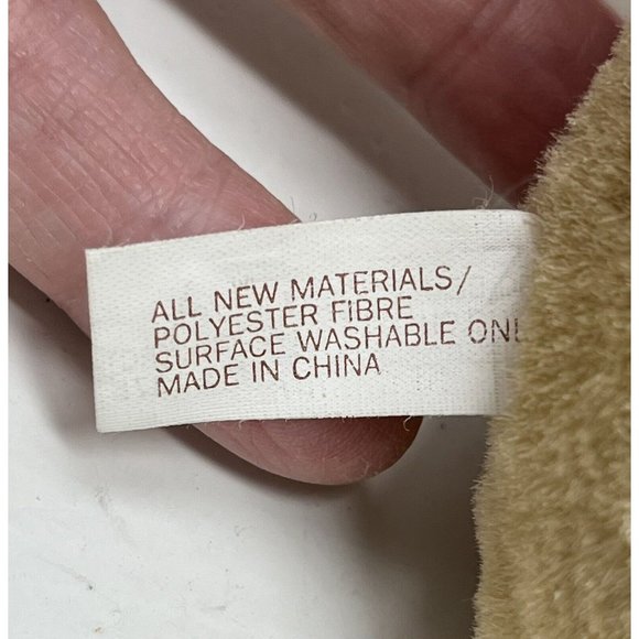 Lion Plush Stuffed Animal Logo Bear Plush 1985 Brown Toy  Sitting 9" - Picture 8 of 8